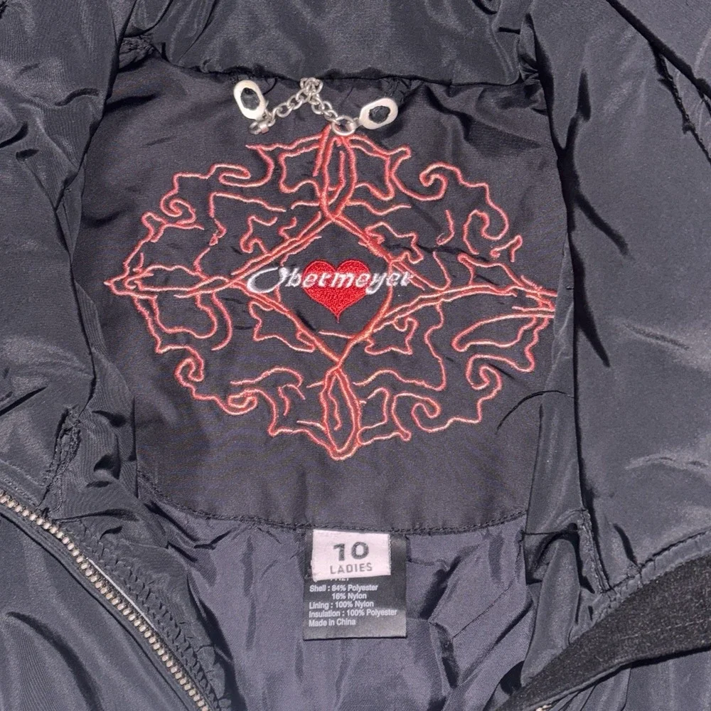 Obermeyer Women's Jacket Size 10 Black Ski Snowboard Winter‎ Outdoors NO HOOD